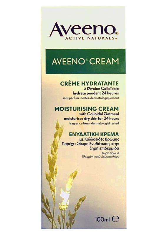 Aveeno Linea Cura Quotidiana della Pelle Crema Idratante Viso e Corpo 100 ml