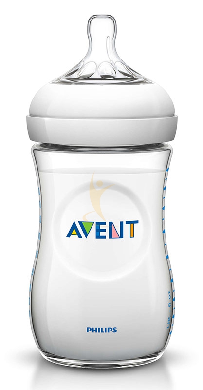 Avent Linea Allattamento Neonato Biberon Natural+ Tettarella Flusso Lento 260 ml