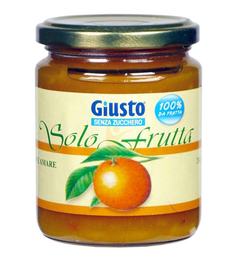 Giusto Linea Senza Zucchero Solo Frutta 100% Marmellata di Arance 284 g