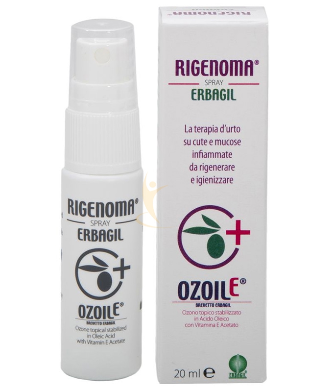 Erbagil Linea Dispositivi Medici OzoilE Rigenoma Spray Lenitivo Rigenerante 20ml