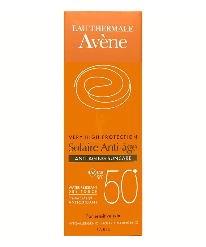 Avene Linea Solare Pelli Sensibili SPF50+ Crema Viso Protettiva Anti-Et 50 ml