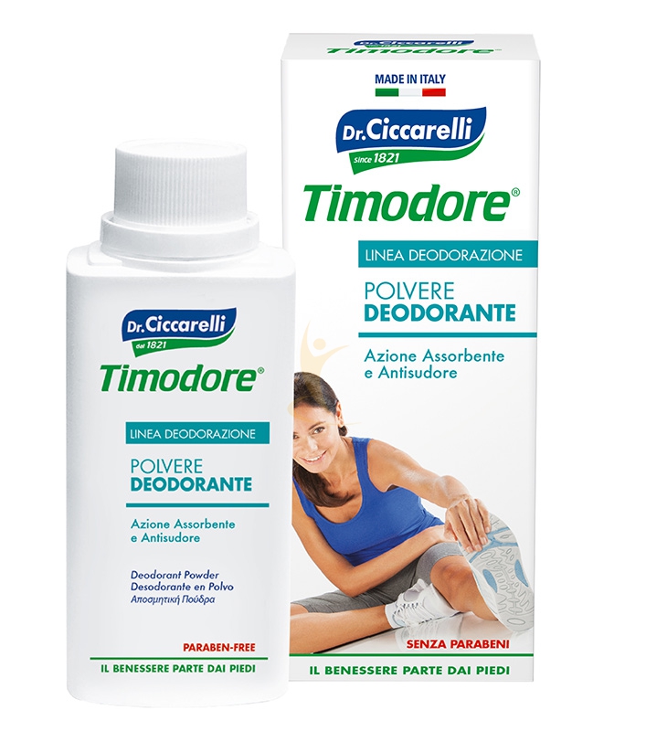 Dottor Ciccarelli Linea Deodorazione Piedi Polvere Assorbente Antisudore 75 g