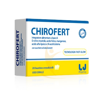 LJ Pharma Linea Benessere Donna Chirofert Integratore 20 Buste Orosolubili