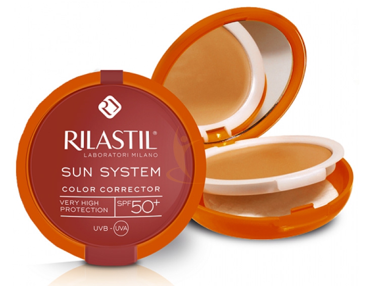 Rilastil Linea Sun System PPT SPF50+ Color Corrector Fondotinta Compatto Dor