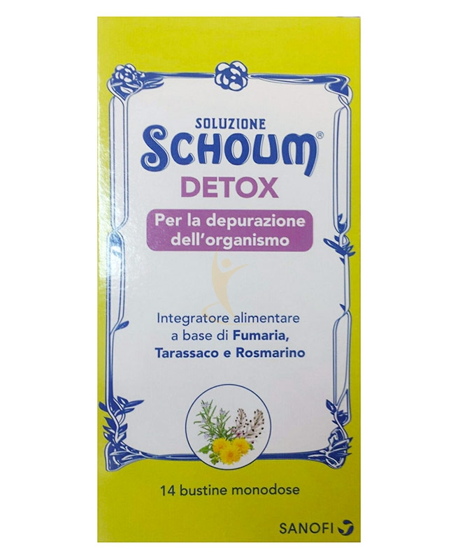 Sanofi Aventis Linea Depurazione Schoum Detox Integratore Alimentare 14 Buste