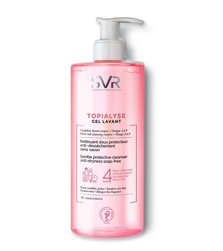 SVR Linea Topialyse Gel Lavant Detergente Doccia Protettivo Delicato 1000 ml