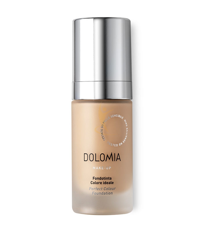 Dolomia Linea Trucco Viso Fondotinta SPF25 Colore Ideale Protettivo Rovere