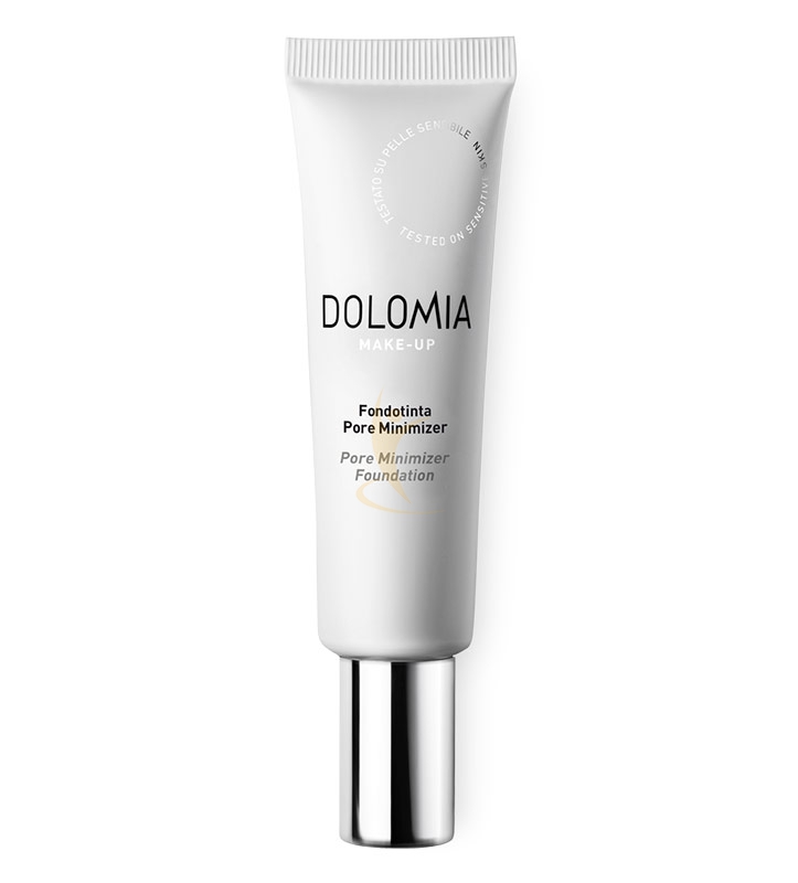 Dolomia Linea Trucco Viso Fondotinta SPF10 Pore Minimizer Opacizzante Nocciolo