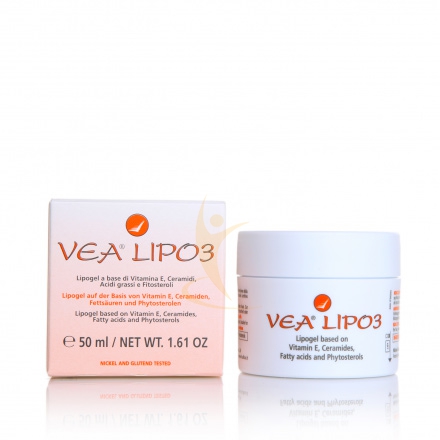 VEA Linea Pelli Sensibili Lipo3 Vitamina E Lipogel Idratante Rigenerante 50 ml