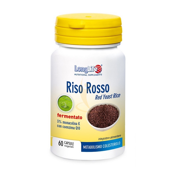 Long Life Linea Colesterolo Riso Rosso Fermentato Integratore Alimentare 60 Caps