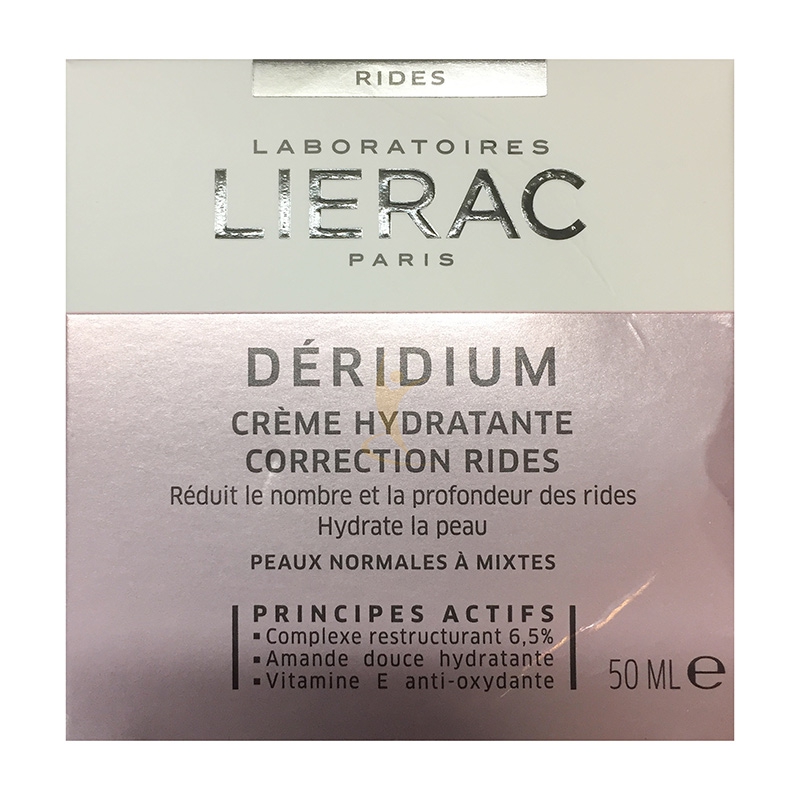 Lierac Linea Deridium Crema Anti-Et Idratante Pelli Normali e Miste 50 ml