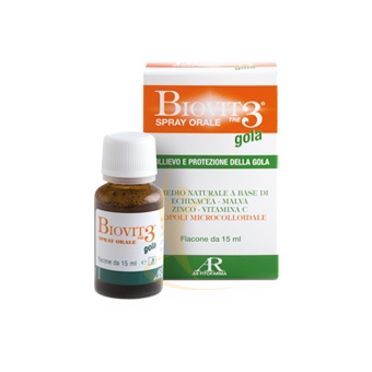 AR Fitofarma Linea Benessere Gola Biovit 3 Gola Integratore Alimentare 15 ml