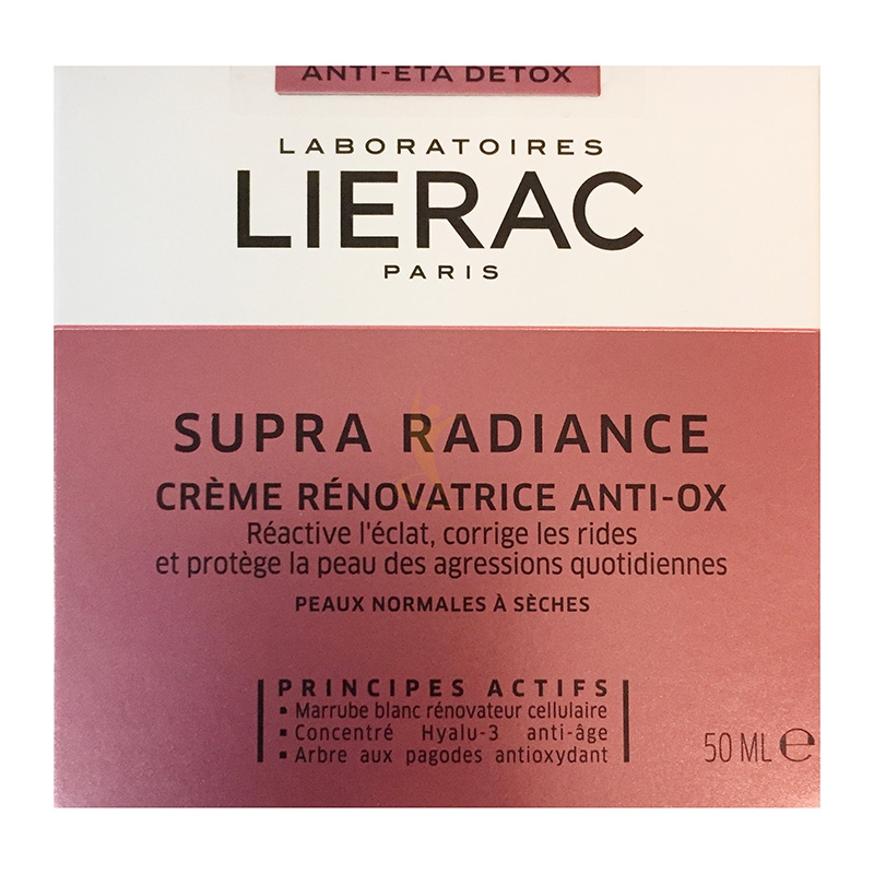 Lierac Linea Supra Radiance Crema Giorno Anti-Ox Anti-Et Rimpolpante 50 ml