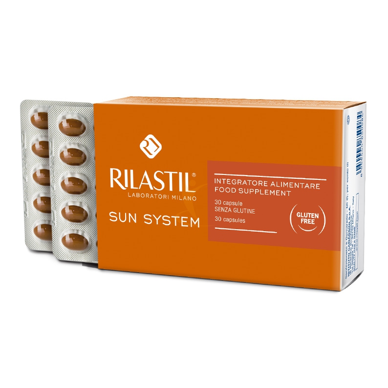 Rilastil Linea Sun System PPT Integratore Complemento Protezione Solare 30 Caps