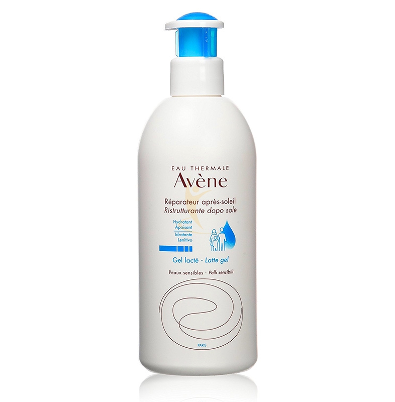 Avene Linea Solare Pelli Sensibili Latte Ristrutturante Doposole Lenitivo 400 ml