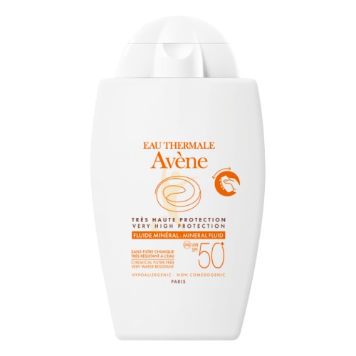 Avene Linea Solare Pelli Intolleranti SPF50+ Fluido Minerale Filtri Fisici 40 ml