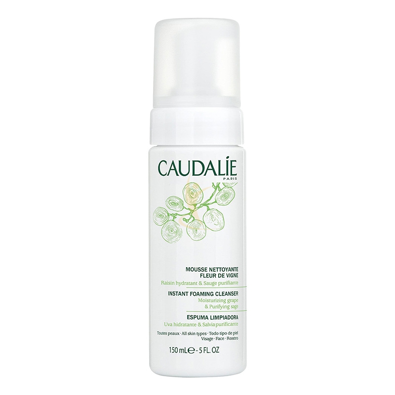 Caudalie Linea Detersione Viso Fleur de Vigne Mousse Nettoyant Schiuma 150 ml