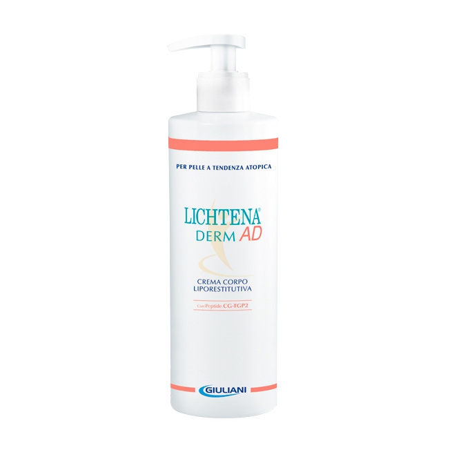 Lichtena Linea Derm AD Crema Corpo Liporestitutiva Pelli Sensibili Atopic 400 ml