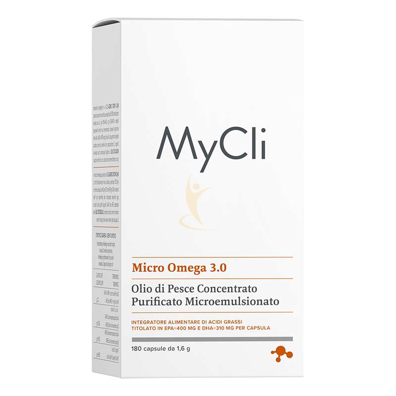 MyCli Linea SuPlus Colesterolo Omega 3 Integratore Alimentare 180 Capsule