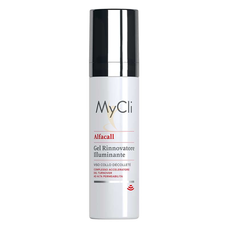 MyCli Linea Alfacall Gel Rinnovatore Illuminante Viso Alfa-Idrossi Acidi 50 ml