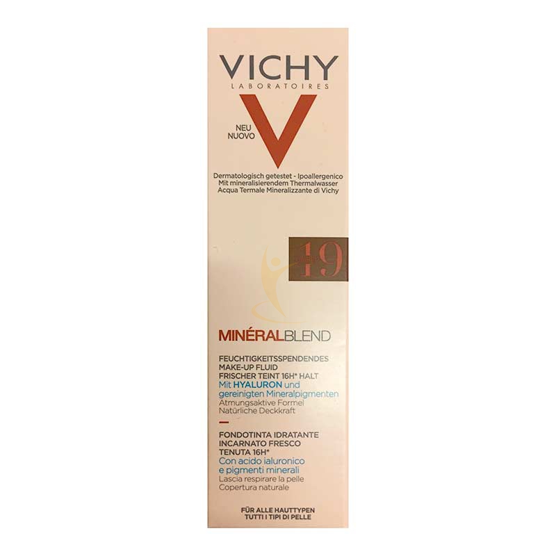 Vichy Make-up Linea Mineralblend Fondotinta Idratante Fluido 30 ml 01 Clay