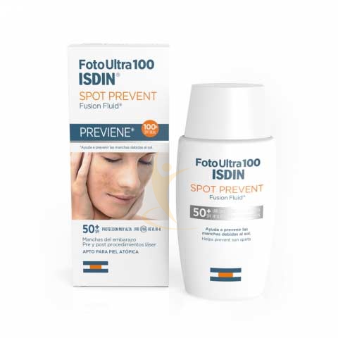 ISDIN Linea Solare FotoUltra100 50+ Fusion Fluid Protezione Ultra Elevata 50ml
