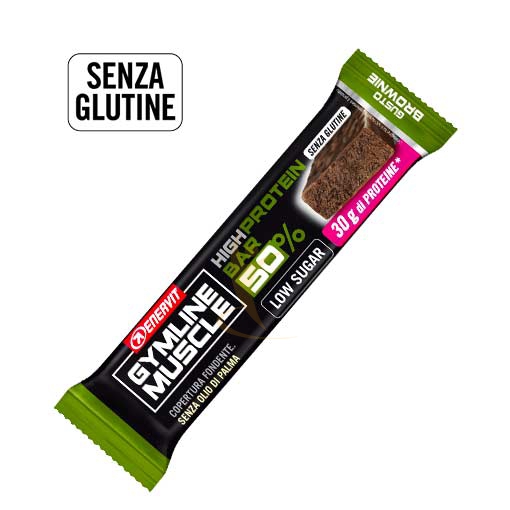 Enervit Sport Linea Gymline Muscle High Protein Bar Barretta Brownie SC 11/12/24