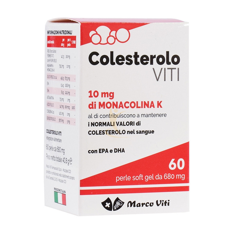 Massigen Linea Salute e Benessere Colesterolo Viti Integratore Alimentare 60Perl