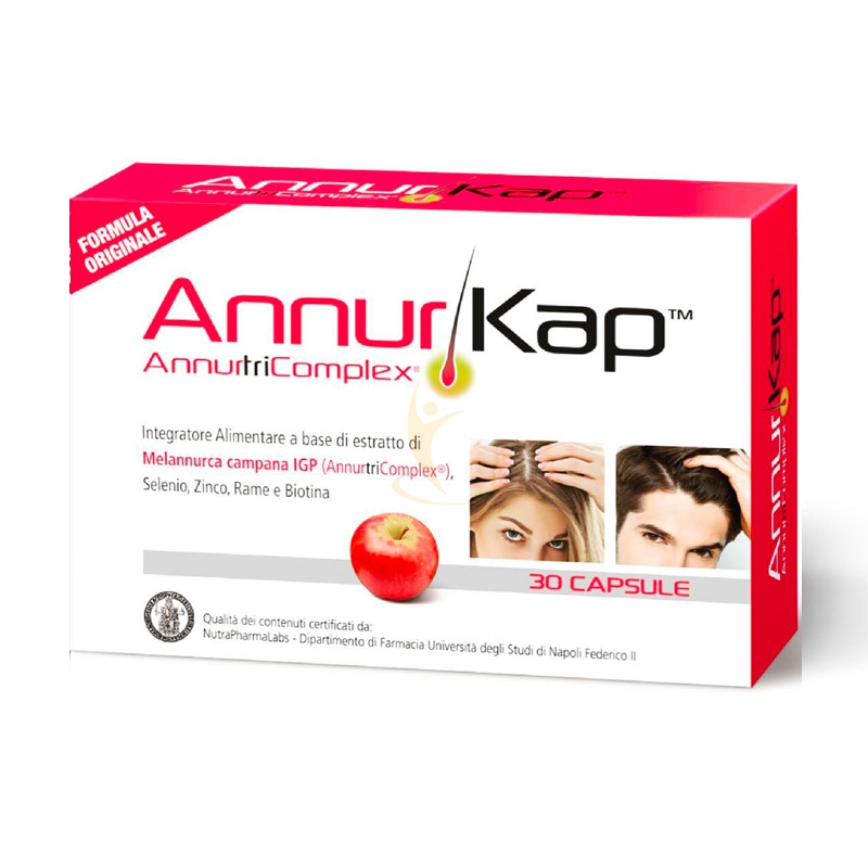 DiVa srl Linea Capelli Sani e Forti AnnurKap Integratore Alimentare 30 Capsule