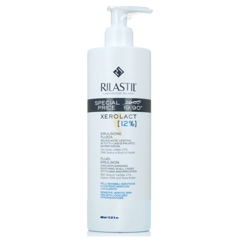 Rilastil Linea Xerolact Pelle Xerotica Emulsione Fluida 12% 400 ml Offerta Spec