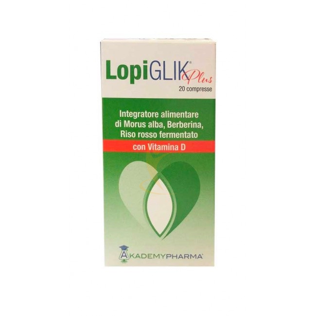 Akademy Pharma Linea Colesterolo Lopiglick Plus Integratore 20 Compresse