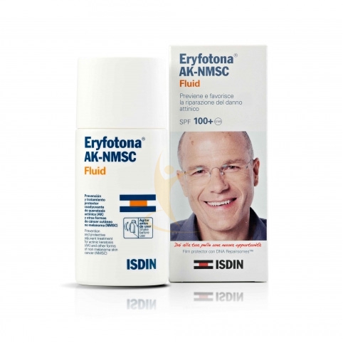 ISDIN Linea Solare SPF100+ Eryfotona AK-NMSC Fluid Fluido Viso e Corpo 50 ml