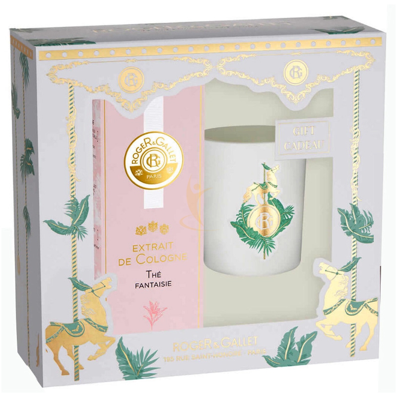 Roger&Gallet Linea Extraits de Cologne Cofanetto The Fantaisie Profumo + Candela