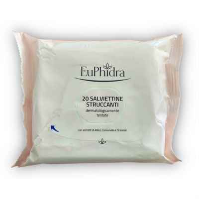 EuPhidra Linea Make up Trattamento Struccante 20 Salviettine Delicate Viso Occhi