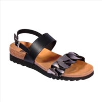 Dr.scholl s Div.footwear Jada Sandal Synt Black pewte38
