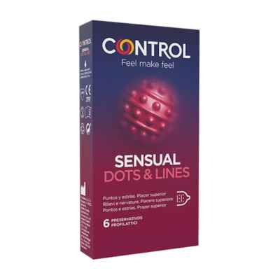 Control Linea Contraccezione Protezione Sensual Dotselines 6 Pezzi